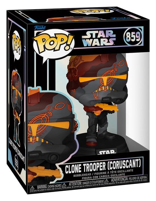 Star Wars POP! Vinyl Bobblehead Figure Clone Trooper (Coruscant) 9 cm