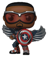 Marvel POP! Comics Vinyl Figure Captain America (Sam Wilson) (Comic Deco) Exclusive 9 cm