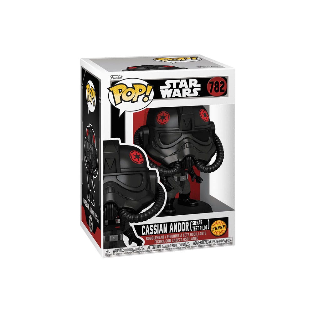 Star Wars: Andor POP! TV Vinyl Figures Cassian Andor (Sienar Test Pilot) w/chase 9 cm Assortment (6)