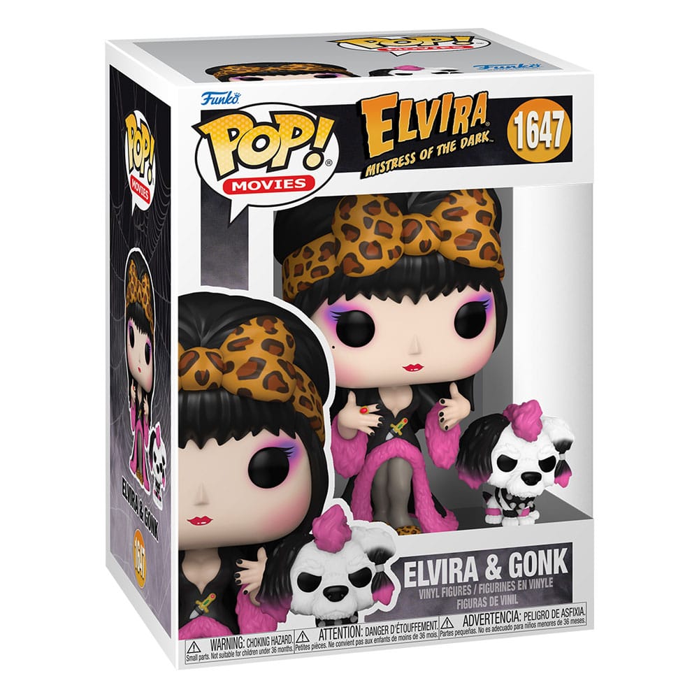 Elvira Mistress of the Dark Elvira & Gonk Funko Pop! Vinyl Figure #1647