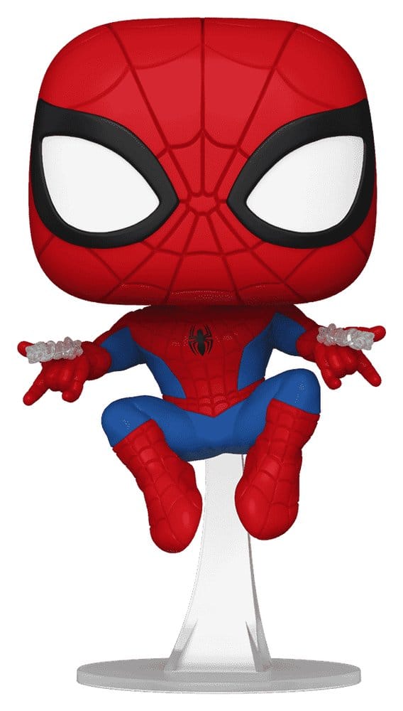 Marvel POP! Comics Vinyl Figure Web Spider-Man (Swinging) Exclusive 9 cm
