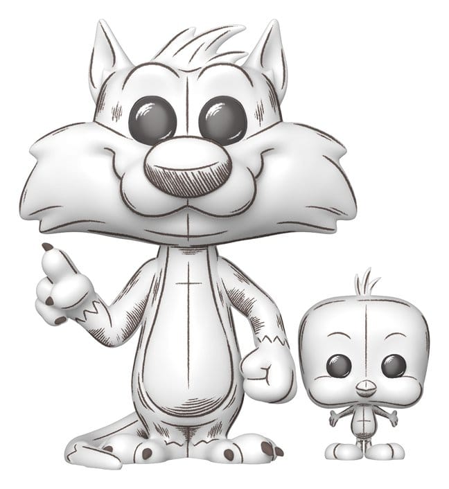 Looney Tunes POP!&Buddy Animation Vinyl Figure Sylvester&Tweety 9 cm