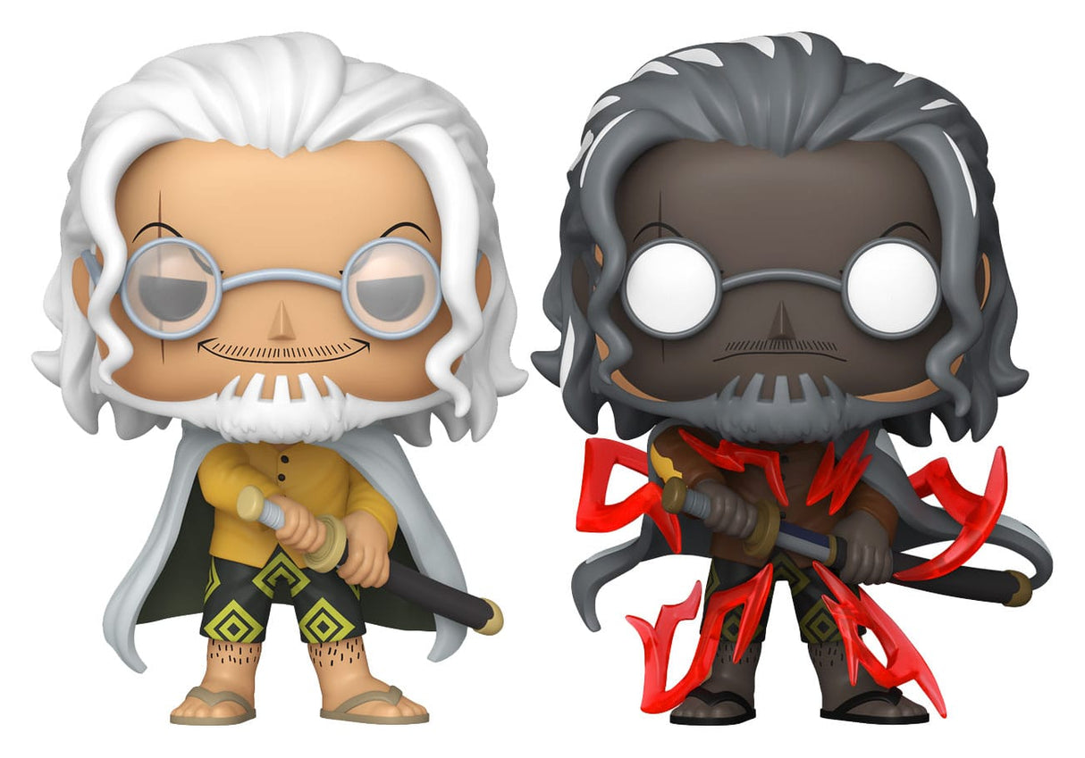 One Piece POP! Animation Vinyl Figures Silvers Rayleigh with Chase Exclusive 9 cm Assortment (6)
