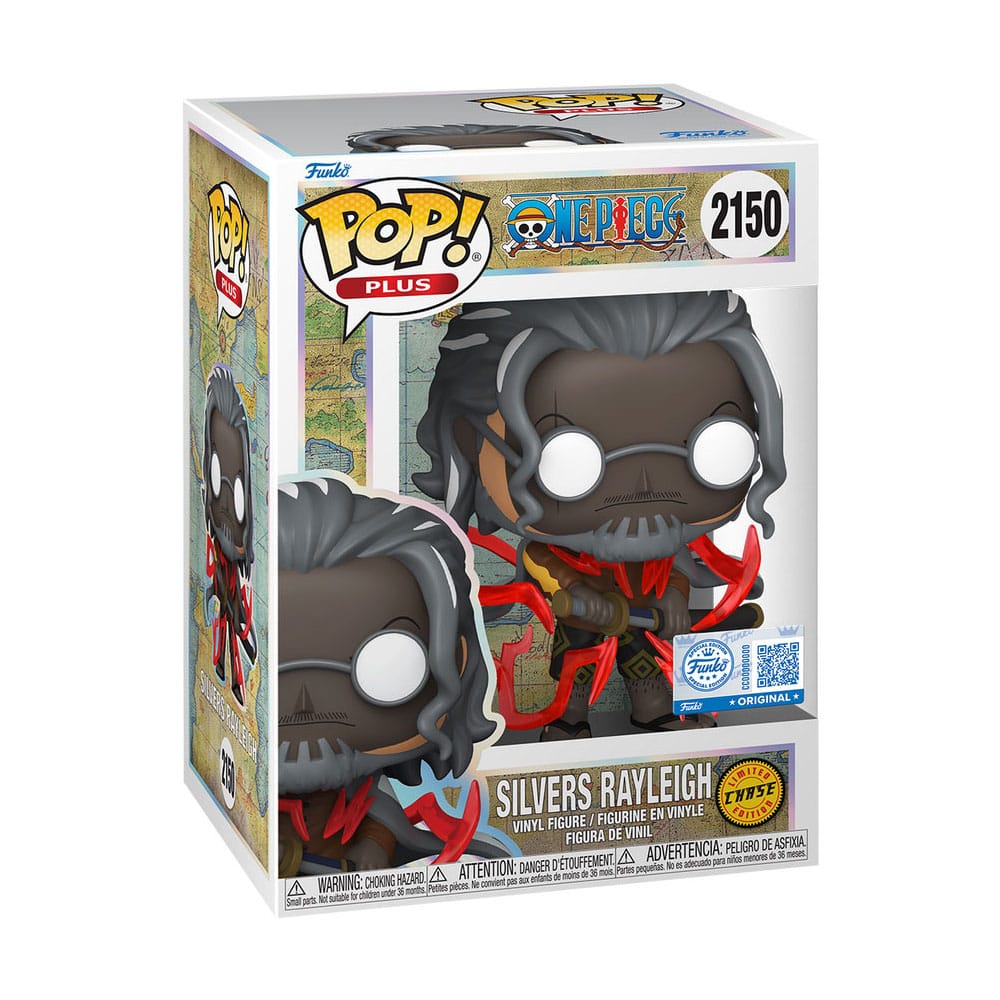 One Piece POP! Animation Vinyl Figures Silvers Rayleigh with Chase Exclusive 9 cm Assortment (6)