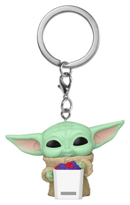 Star Wars: The Mandalorian and Grogu Pocket POP! Vinyl Keychains 4 cm Grogu with Popcorn Display (12)