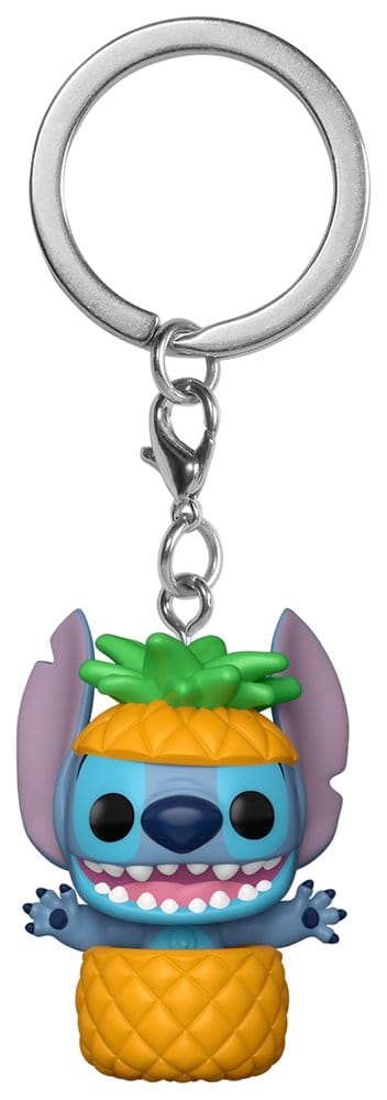 Lilo&Stitch POP! Vinyl Keychains 4 cm Stitch in pineapple Display (12)