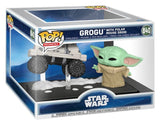 Star Wars: The Mandalorian and Grogu POP! Moment Vinyl Figures Grogu with Polar Mouse Droid 9 cm