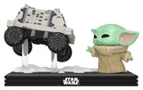 Star Wars: The Mandalorian and Grogu POP! Moment Vinyl Figures Grogu with Polar Mouse Droid 9 cm