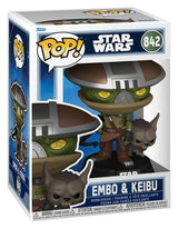 Star Wars: The Mandalorian and Grogu POP! & Buddy Vinyl Figure Embo & Keibu 9 cm