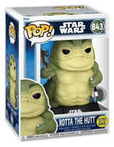Star Wars: The Mandalorian and Grogu POP! Vinyl Figure Rotta the Hutt (Glow) 9 cm