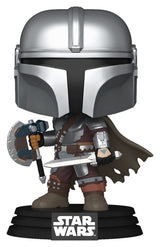 Star Wars: The Mandalorian and Grogu POP! Vinyl Figure The Mandalorian (Dual Wield) 9 cm