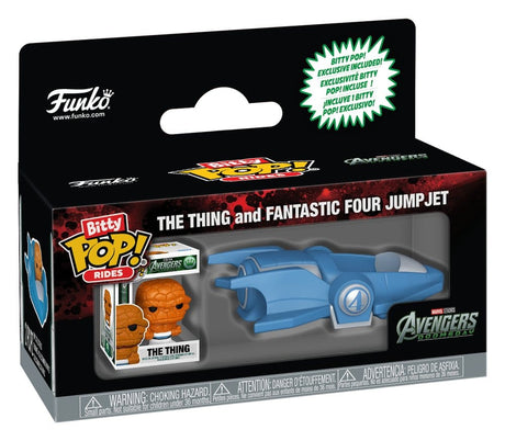 AVD Bitty POP! Rides Vinyl Figure The Thing and Fantastic Four Jumpjet 2 cm