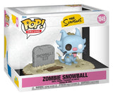 The Simpsons POP! Deluxe Vinyl Figure Zombie Snowball 9 cm