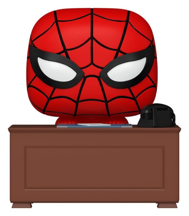 Marvel POP! Premium Vinyl Figure Meme- Spider-Man w/Desk 9 cm