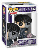 Wednesday POP! Televison Vinyl Figure Patchwork: Wednesday with Thing 9 cm