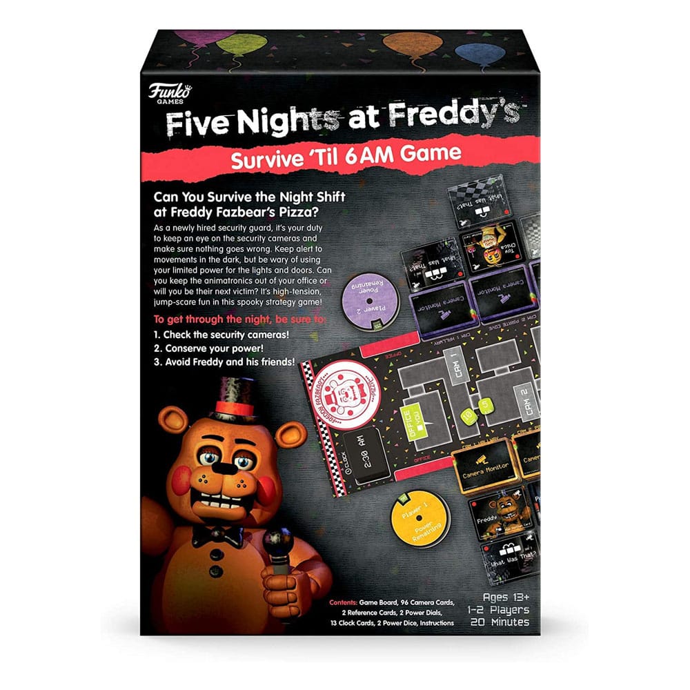 Five Nights at Freddy's Board Game Survive ´Til 6am