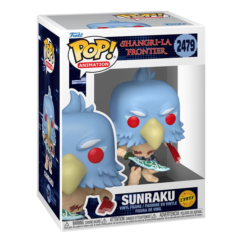 Shangri-La Frontier POP! Animation Vinyl Figures Sunraku with Chase 9 cm Assortment (6)