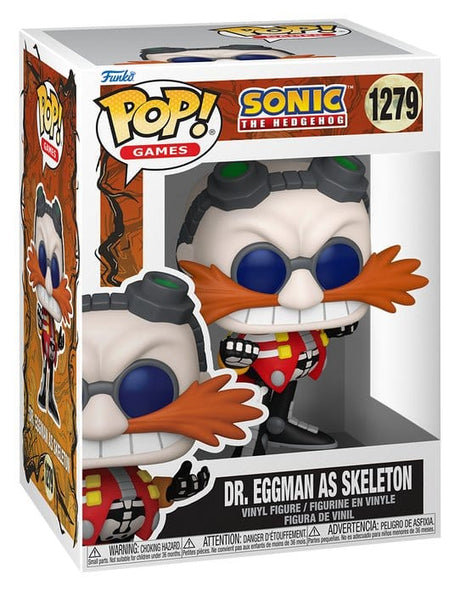 Sonic the Hedgehog POP! Games Vinyl Figure Skeleton Robotnik 9 cm