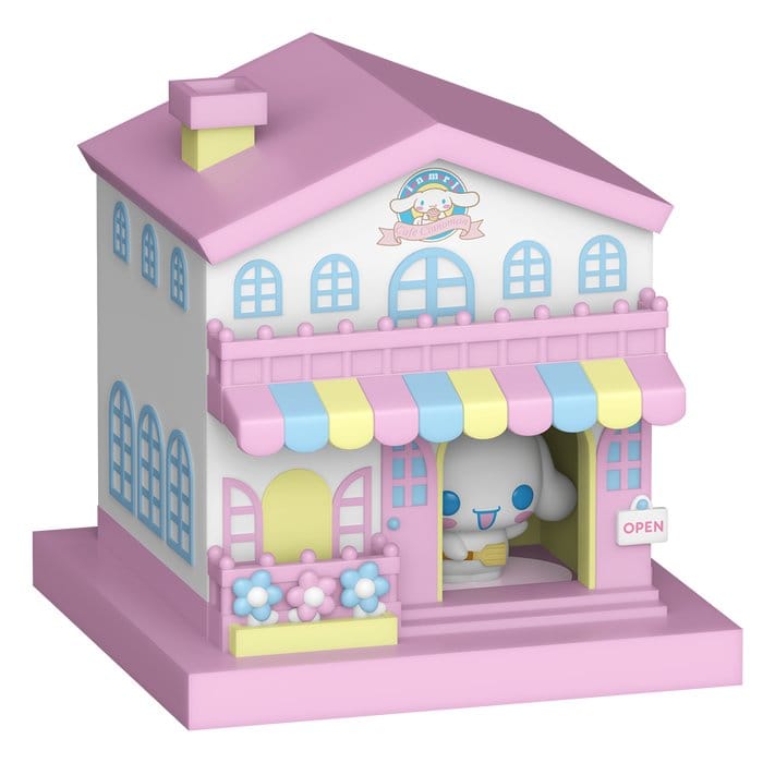 Sanrio Bitty POP! Town Vinyl Figure Cafe Cinnamoroll w/C