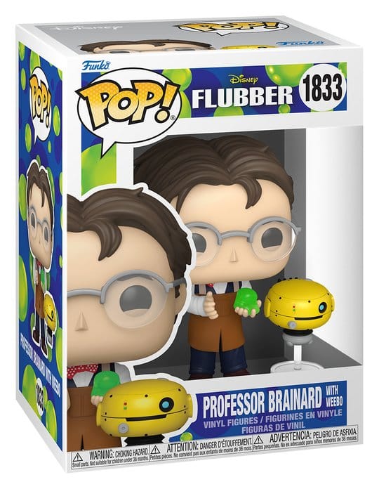 Flubber POP! Animation Vinyl Figures Professor w/Weebo w/Chase 9 cm Assortment (6)