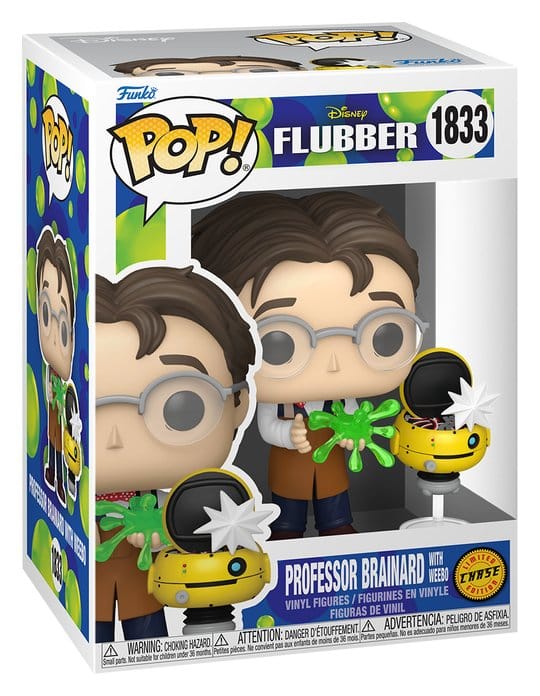 Flubber POP! Animation Vinyl Figures Professor w/Weebo w/Chase 9 cm Assortment (6)