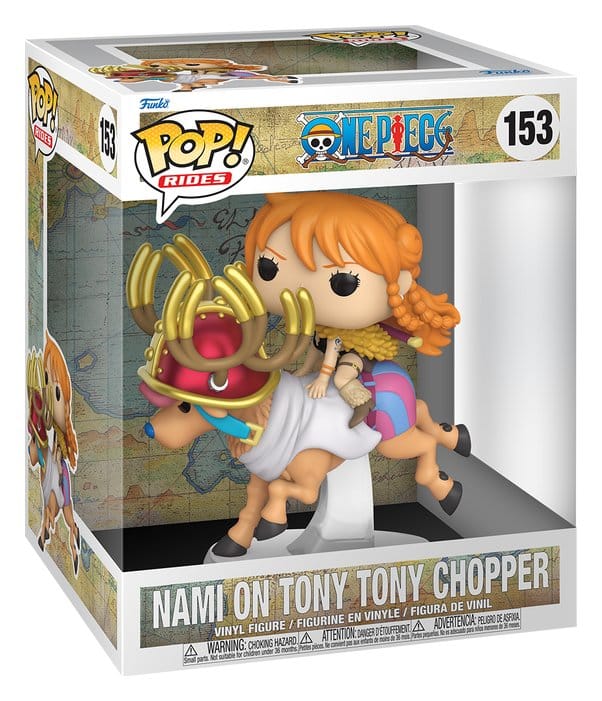 One Piece POP! Rides Deluxe Vinyl Figure Nami & Chopper 15 cm
