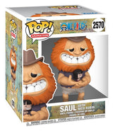 One Piece Super Sized POP! Animation Vinyl Figure Saul w/ Nico Robin 15 cm