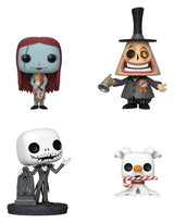 The Nightmare Before Christmas POP! Disney Vinyl Figures 4-Pack Black Friday Bundle 9 cm