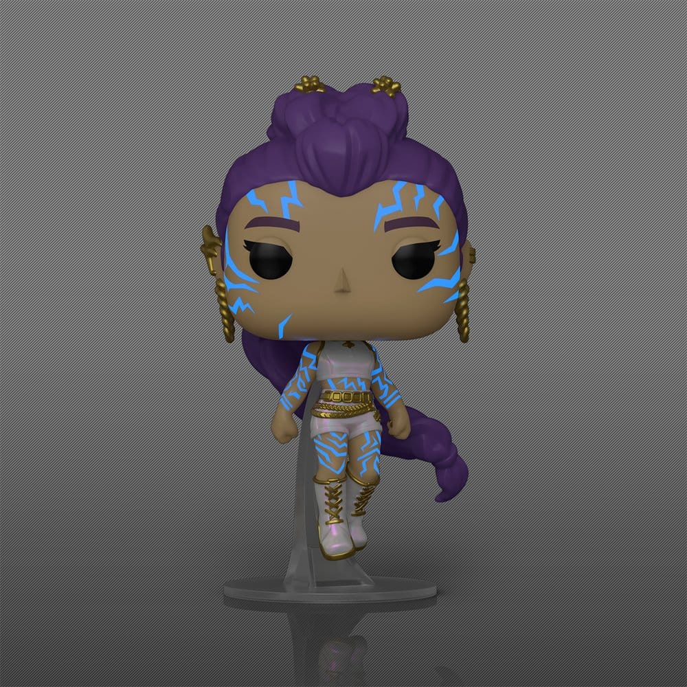 KPop Demon Hunters POP! Animation Vinyl Figures Rumi with Chase (Glow) 9 cm Assortment (6)