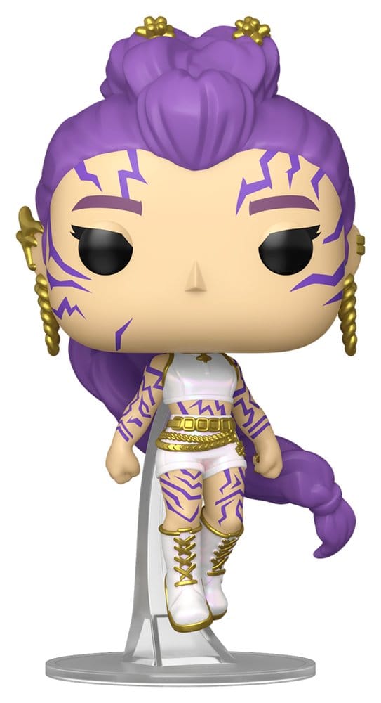 KPop Demon Hunters POP! Animation Vinyl Figures Rumi with Chase (Glow) 9 cm Assortment (6)