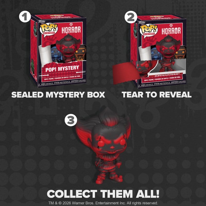 Warner Brothers Horror POP! Animation Vinyl Figures 9 cm Assortment (6)