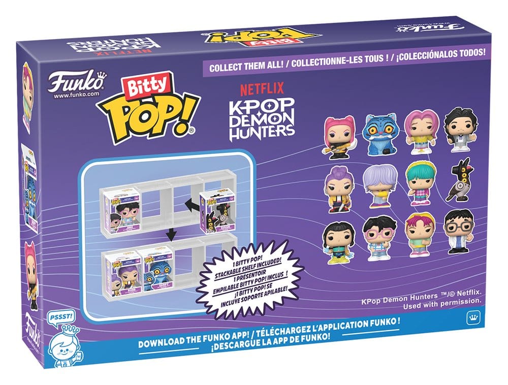 Netflix Bitty POP! Mini Figures 4-Pack Rumi 2 cm