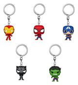 Marvel Comics POP! Vinyl Keychains 4 cm Display (12)