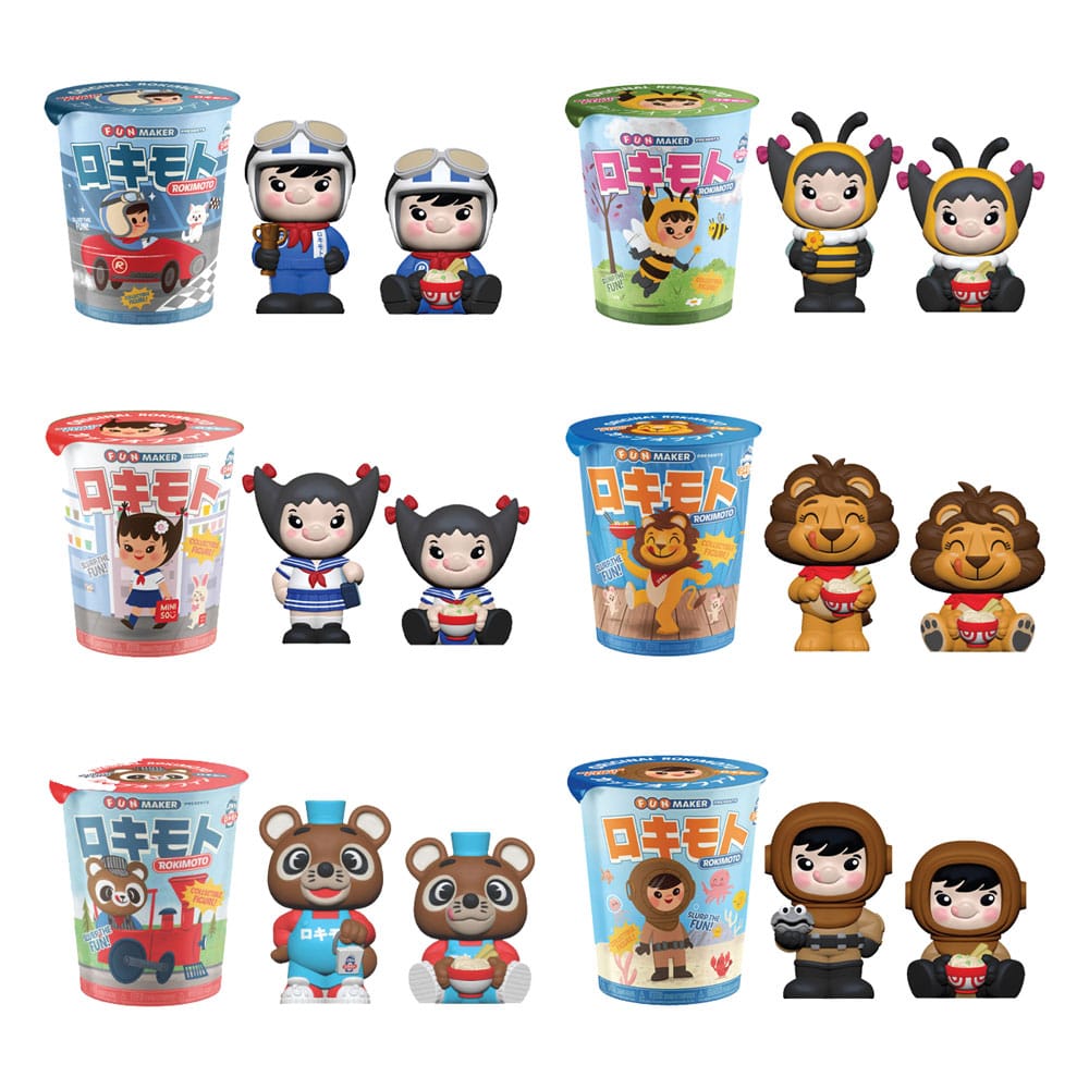 Rokimoto Cup of Fun Blind Box Figures 10 cm Wave 2 Display (12)