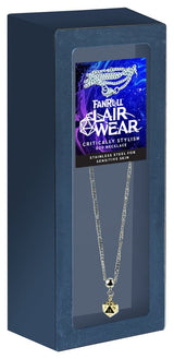 Lair Wear Caged Dice Necklace D20 Gold Metal