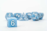 FanRoll Sharp Edge Silicone Dice Set Glacial Debris (7)