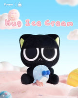 Luo Xiaohei Hug Series Plush Keyring Blind Box Display (6)