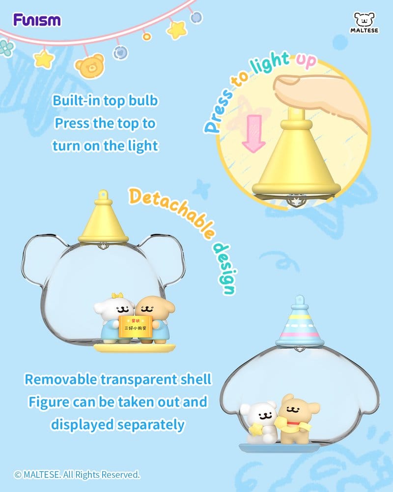 Maltese Childhood Days Series Mini Figure Blind Box Display (8)