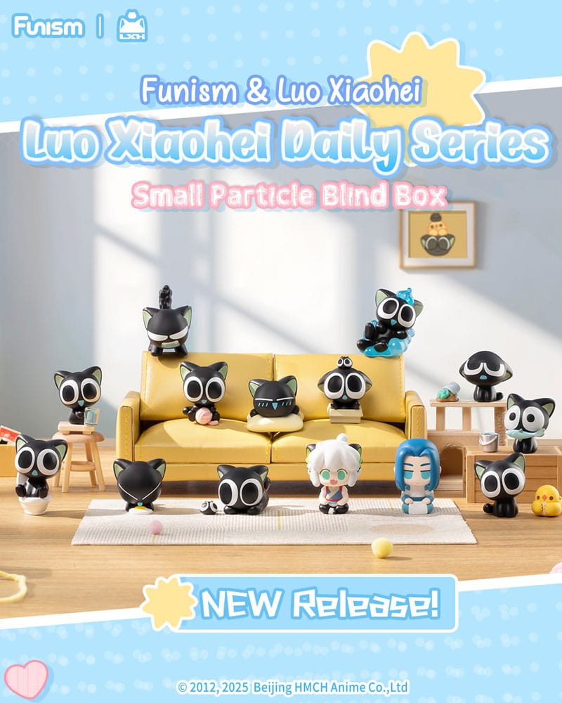 Luo Xiaohei Mini Figures Q face Series 1 3 cm Display (4)