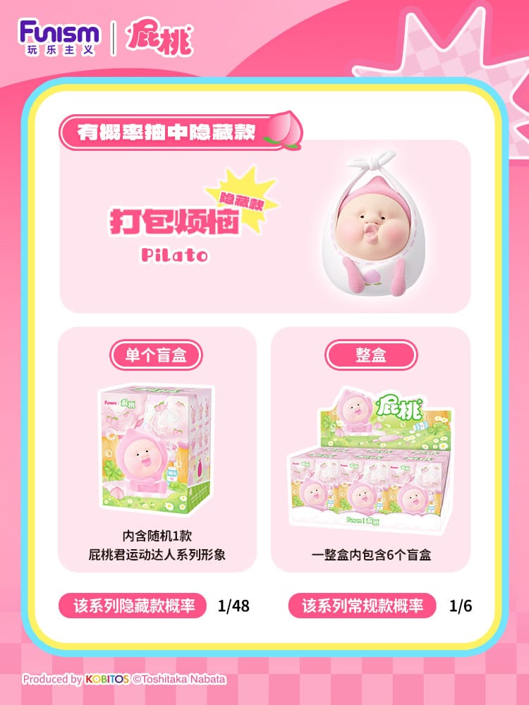 Kobitos Blind Box Mini Figures Gym Challenges Series 8 cm Display (6)