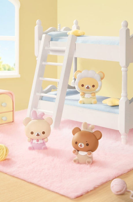 Rilakkuma Nuonuo Baby Series Mini Figures Cubby Face Display (4)