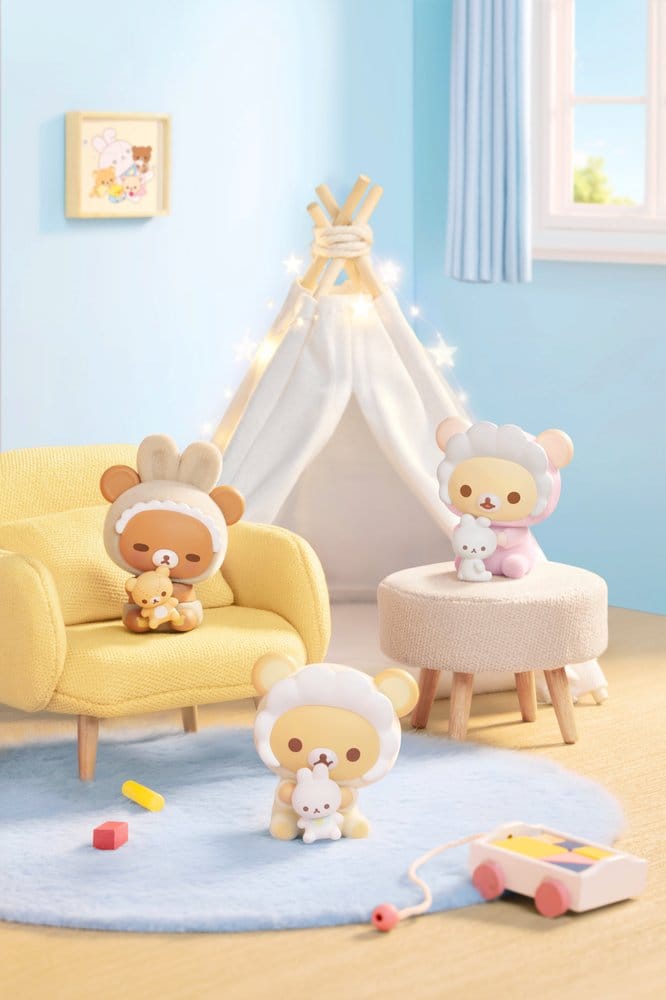 Rilakkuma Nuonuo Baby Series Mini Figures Cubby Face Display (4)
