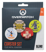 Overwatch Coaster 4-Pack Printed Metal
