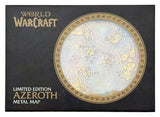 World of Warcraft Replica Metal Map of Azeroth Limited Edition 12 x 18 cm