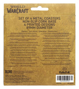 World of Warcraft Coaster 4-Pack Printed Metal
