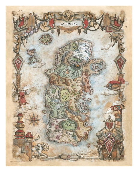 World of Warcraft Art Print Set Limited Edition 42 x 30 cm