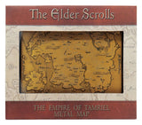 The Elder Scrolls Replica Metal Map of Tamriel Limited Edition 15 x 13 cm