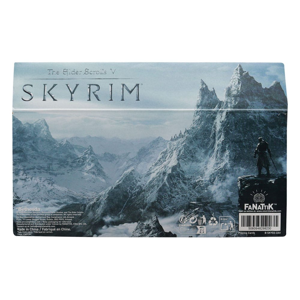 Elder Scrolls Skyrim Playing Cards Display (12)