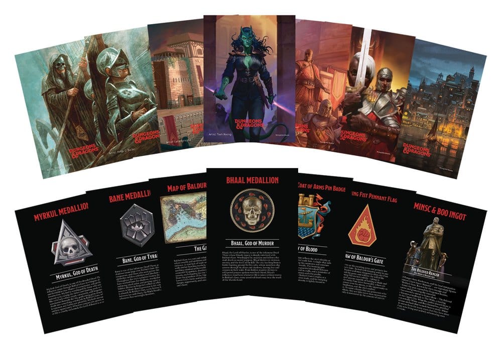 Dungeons & Dragons Gift Set Baldur's Gate Collector's Set Limited Edition