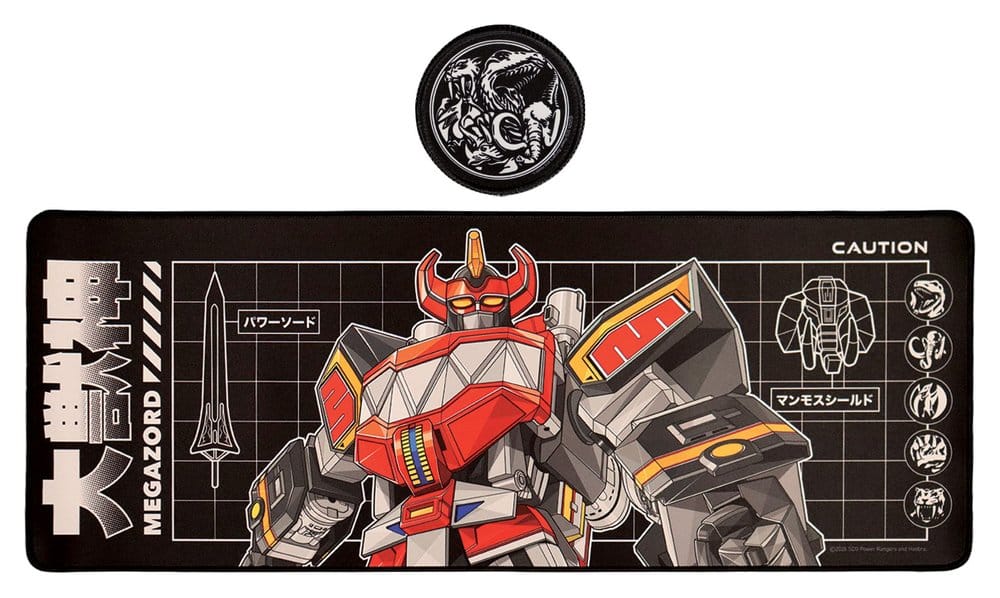 Power Rangers Desk Pad & Coaster Set